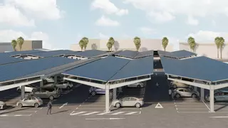 La conversión del párking del Alcampo de Sant Boi en una macroplanta fotovoltaica: adjudicado el contrato por 5 millones