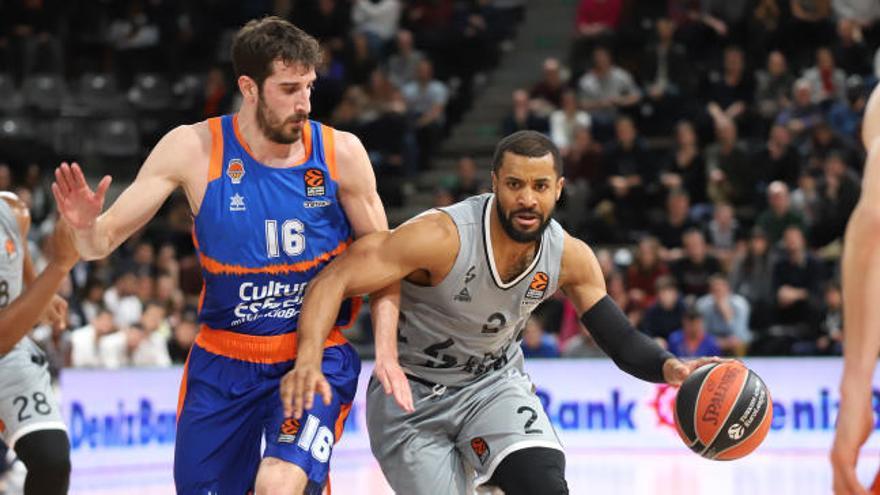 Guillem Vives, en el partido ante el Asvel