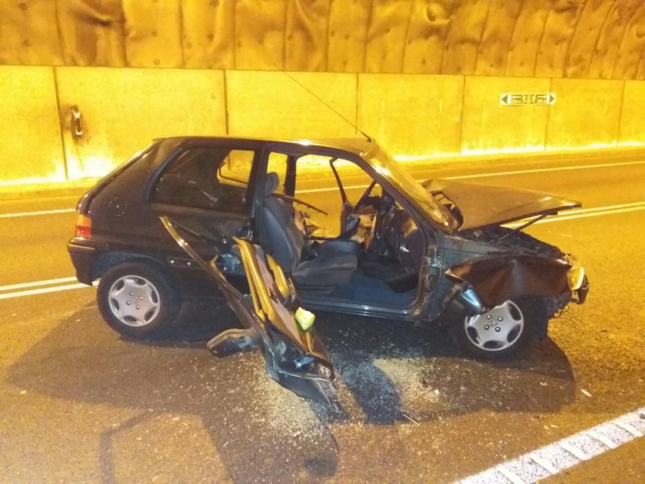 Accidente de tráfico en Carreño