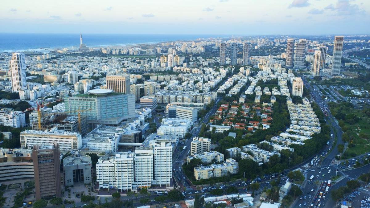 Vista de Tel Aviv (Israel).