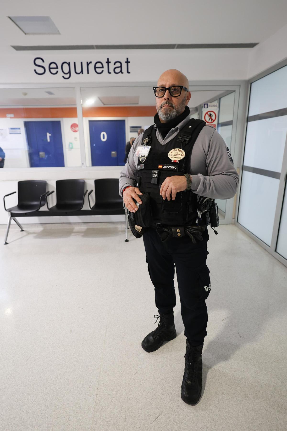 Jose Carlos Granda Martínez, guardia jurado del Hospital Can Misses de Ibiza
