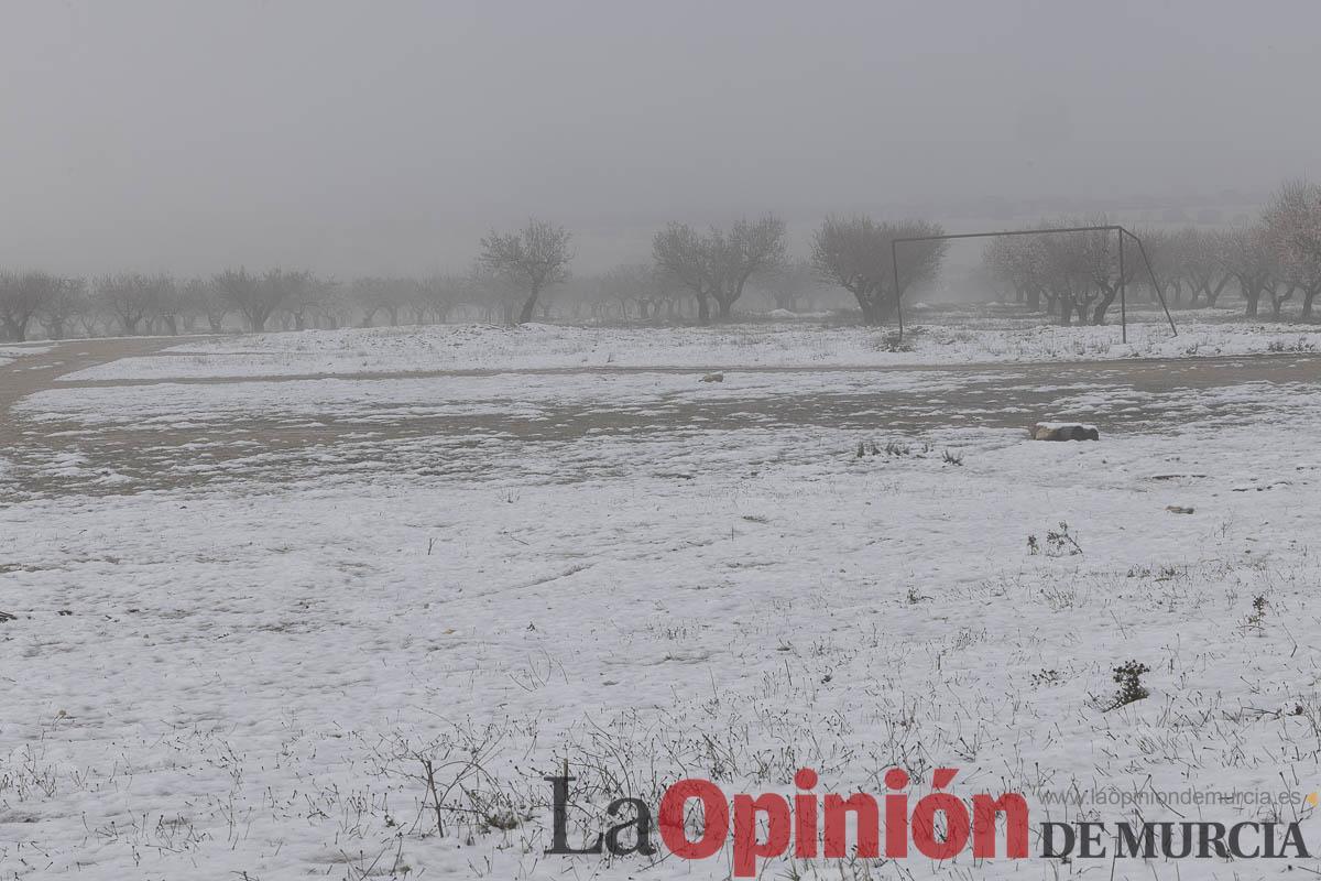 Descubre la última nevada del invierno en las proximidades de Revolcadores en Moratalla