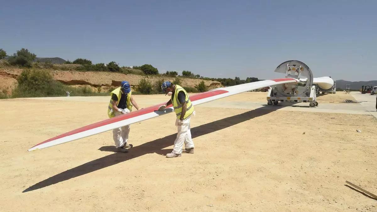 La empresa de palas eólicas de les Coves fabricará las aspas de un mepaparque de Teruel.