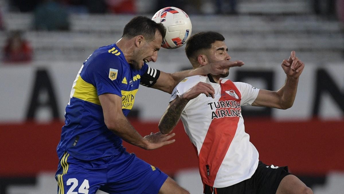 Imagen de un encuentro entre River y Boca