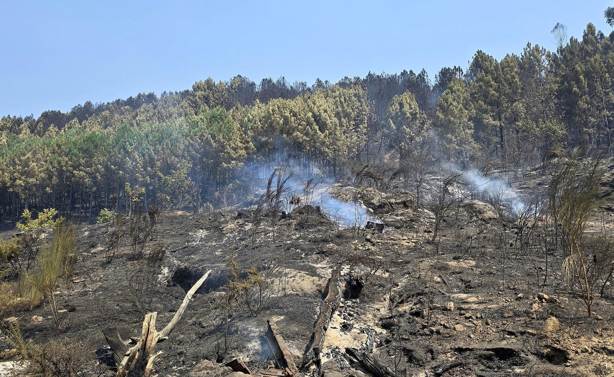 Los incendios sacuden Galicia