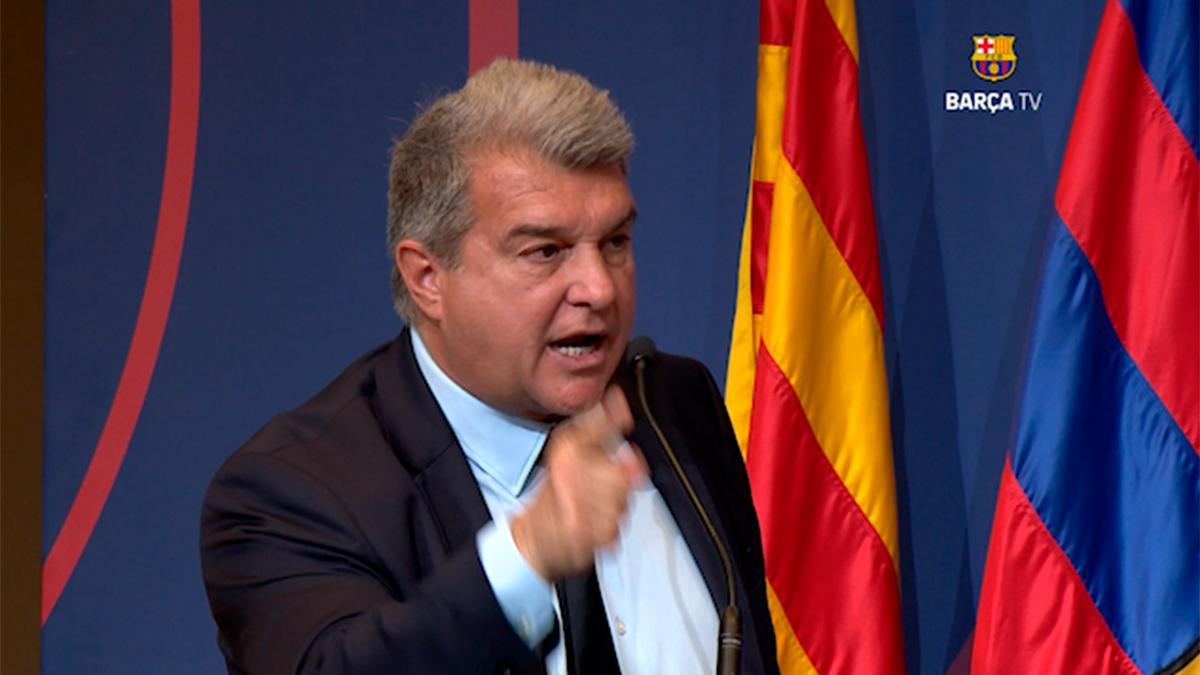 Revive el discurso de Joan Laporta: ¡termina realmente enfadado tras las acusaciones por el 'caso Negreira'!