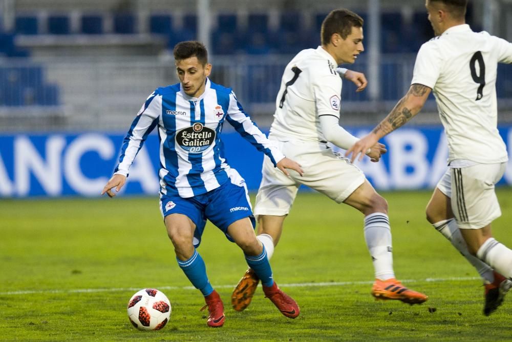 El Fabril le remonta al Castilla y gana 4-3