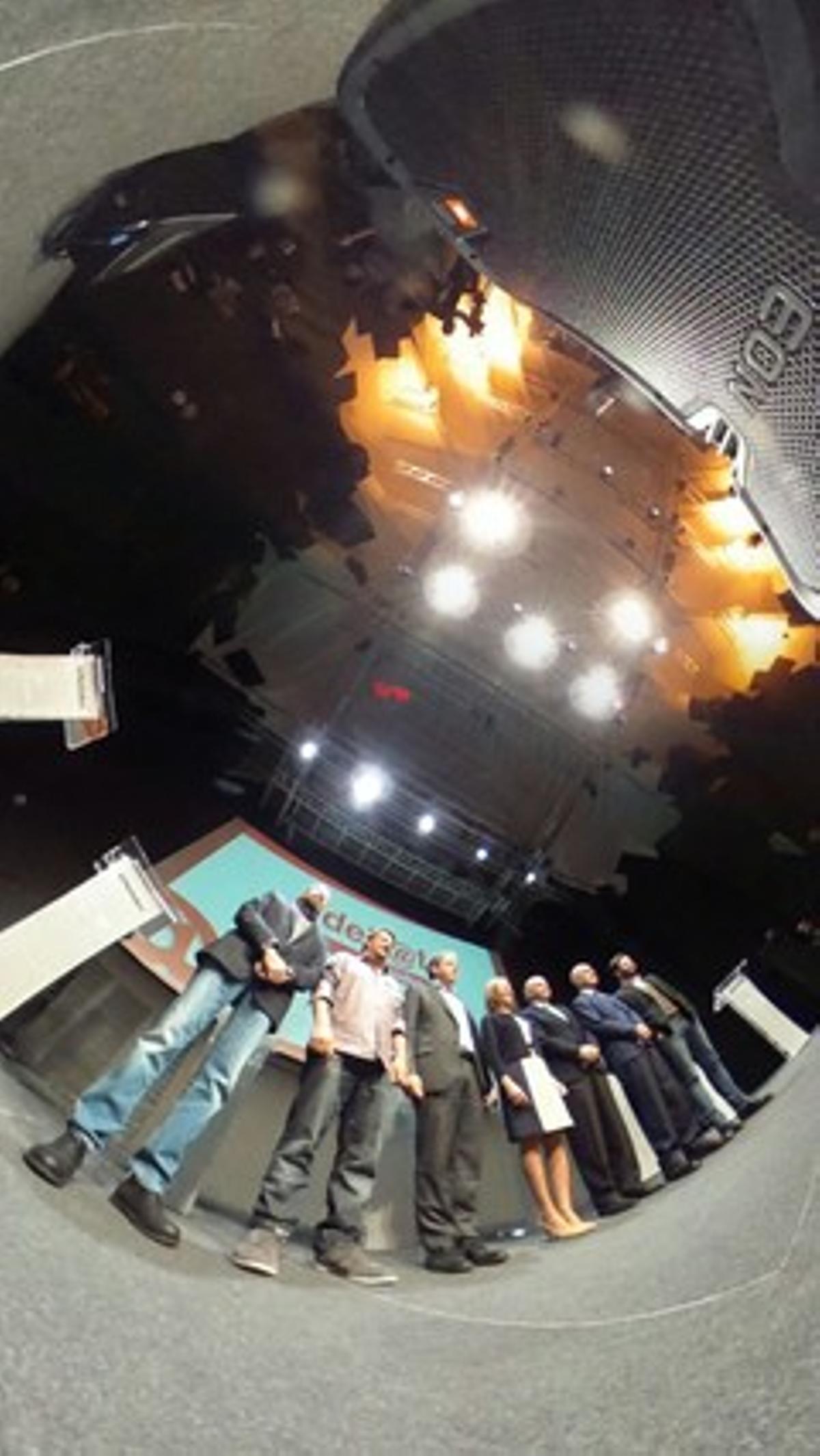 Debate de los siete candidatos catalanes organizado por EL PERIÓDICO, en 360 grados