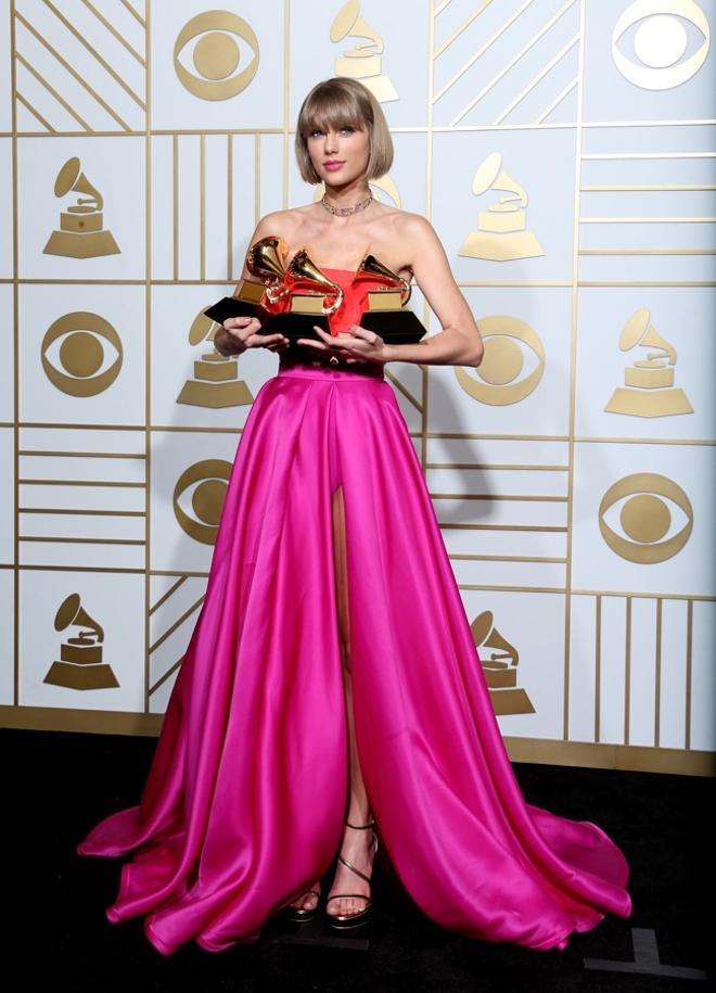 Las más elegantes de los Grammy, Taylor Swift