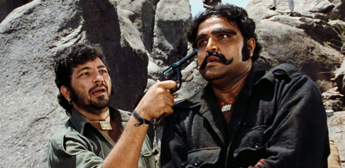 ‘Sholay’, la mejor película de la historia de la India, se exhibe en la sección ‘Déjà Vu’.   | LP/DLP