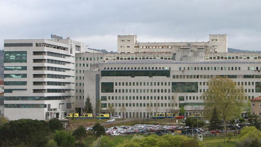 Vista del hospital de Ourense.