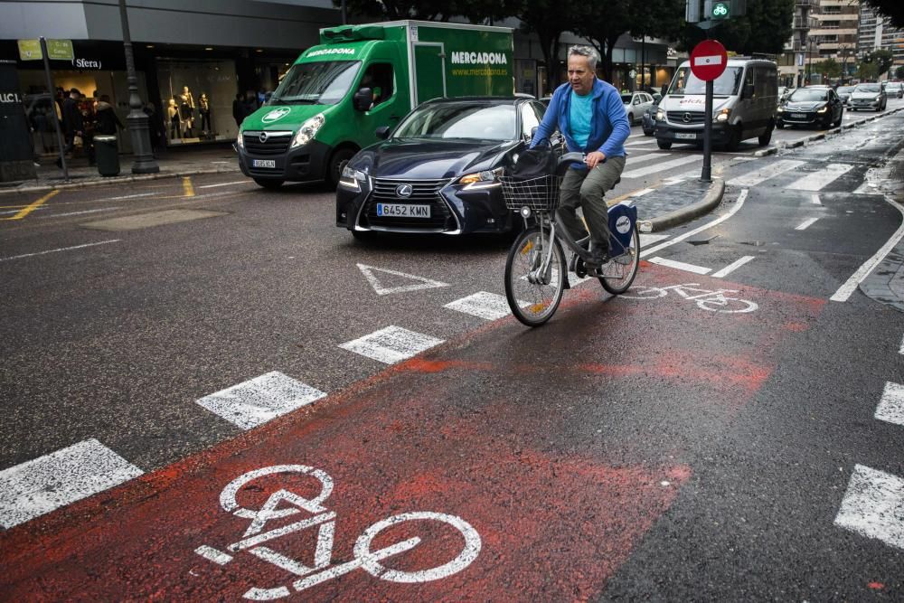 Uno de cada cinco vehículos que circulan por Colón ya son bicicletas o patinetes