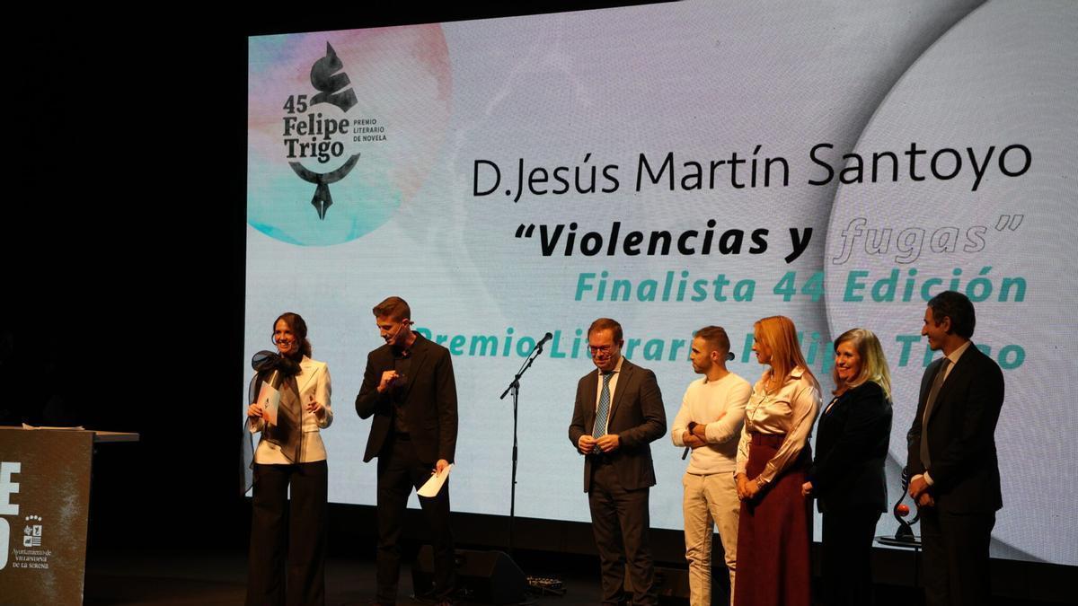 Celebración de la gala de entrega del Premio Felipe Trigo del año pasado en Villanueva de la Serena.