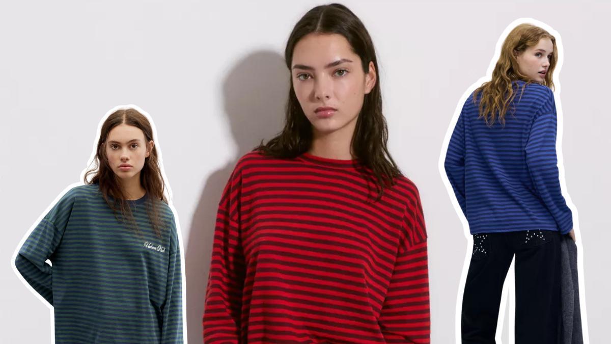 Camisetas de rayas de Pull and Bear