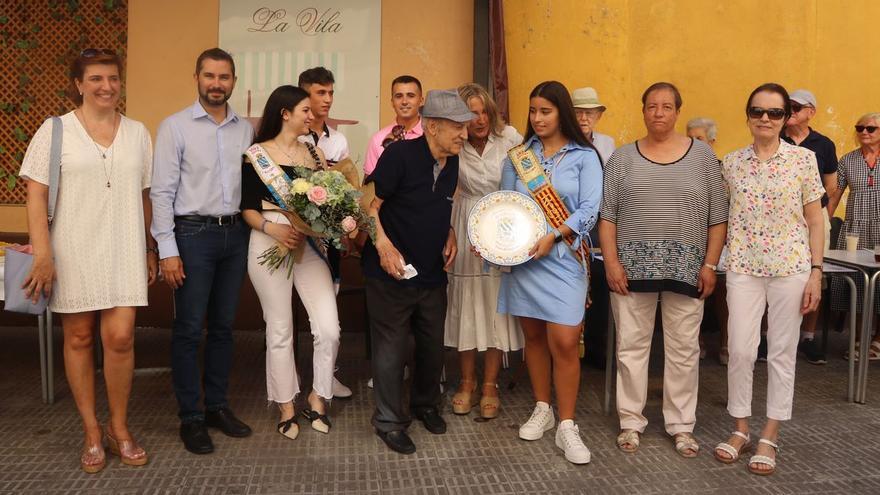 Falomir, en el homenaje que también rindieron a Daniel Bosch, el hombre más mayor de l’Alcora.