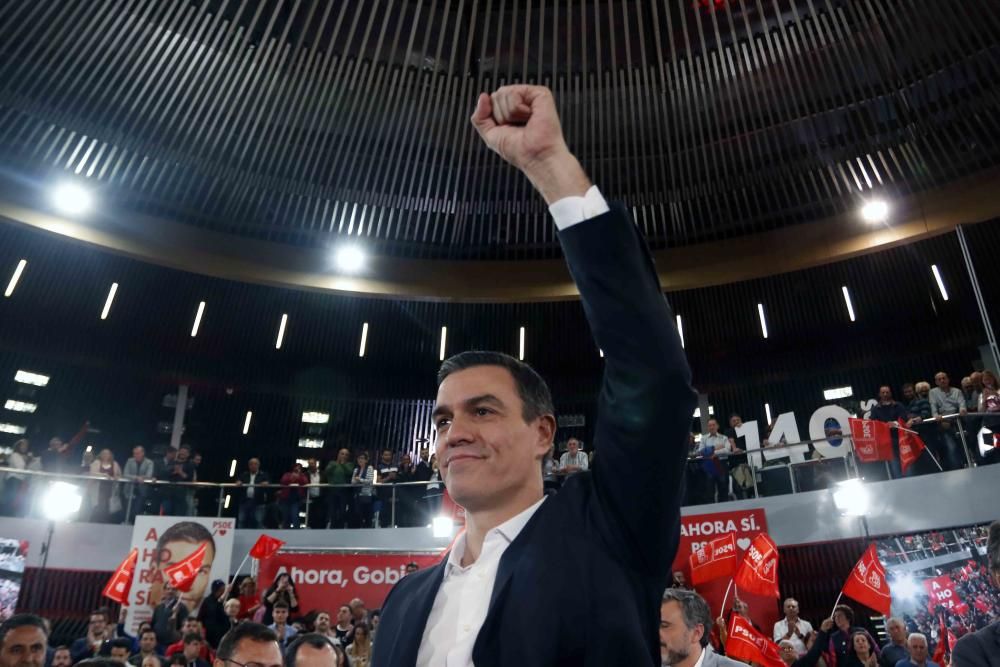 Mitin de Pedro Sánchez en Torremolinos en la campaña del 10-N.