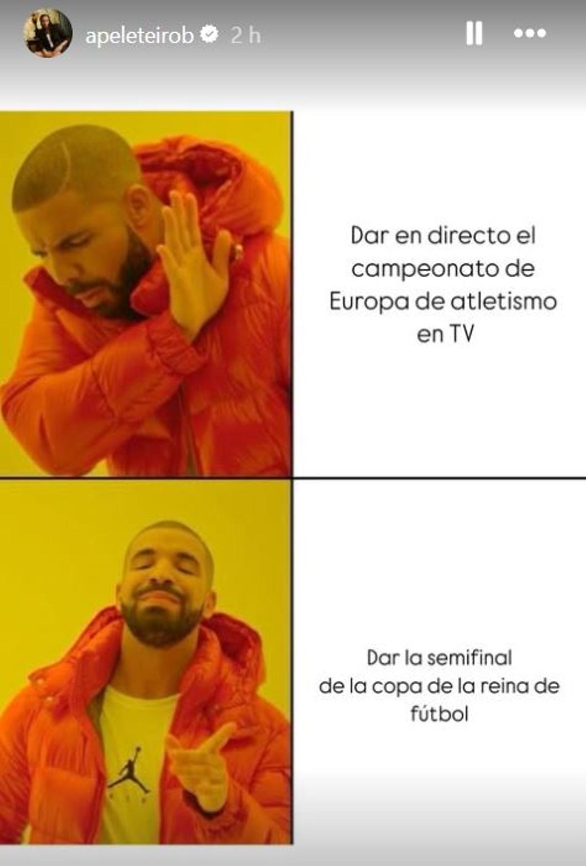 Ana Peleteiro meme Drake