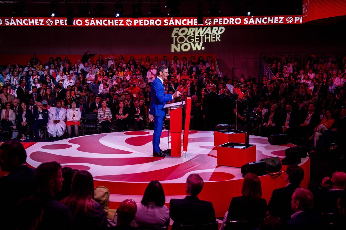 Sesión plenaria de líderes mundiales de la GMP. Intervención de Pedro Sánchez Sesión plenaria de líderes mundiales de la GMP. Intervención de Pedro Sánchez