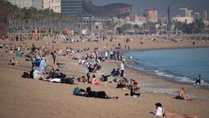 Barcelona afectada por una ola de calor propia del verano a mediados de Enero