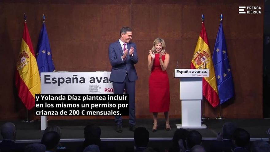 VÍDEO | Notición para los padres: Yolanda Díaz anuncia nueva ayuda de 200 euros al mes