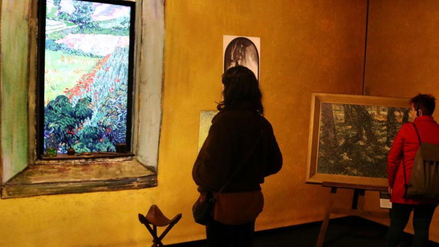 Recreació de la finestra del centre de salut mental on va ingressar Van Gogh