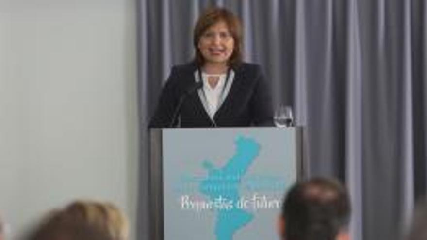 Isabel Bonig, durante su intervención en el foro de Información.