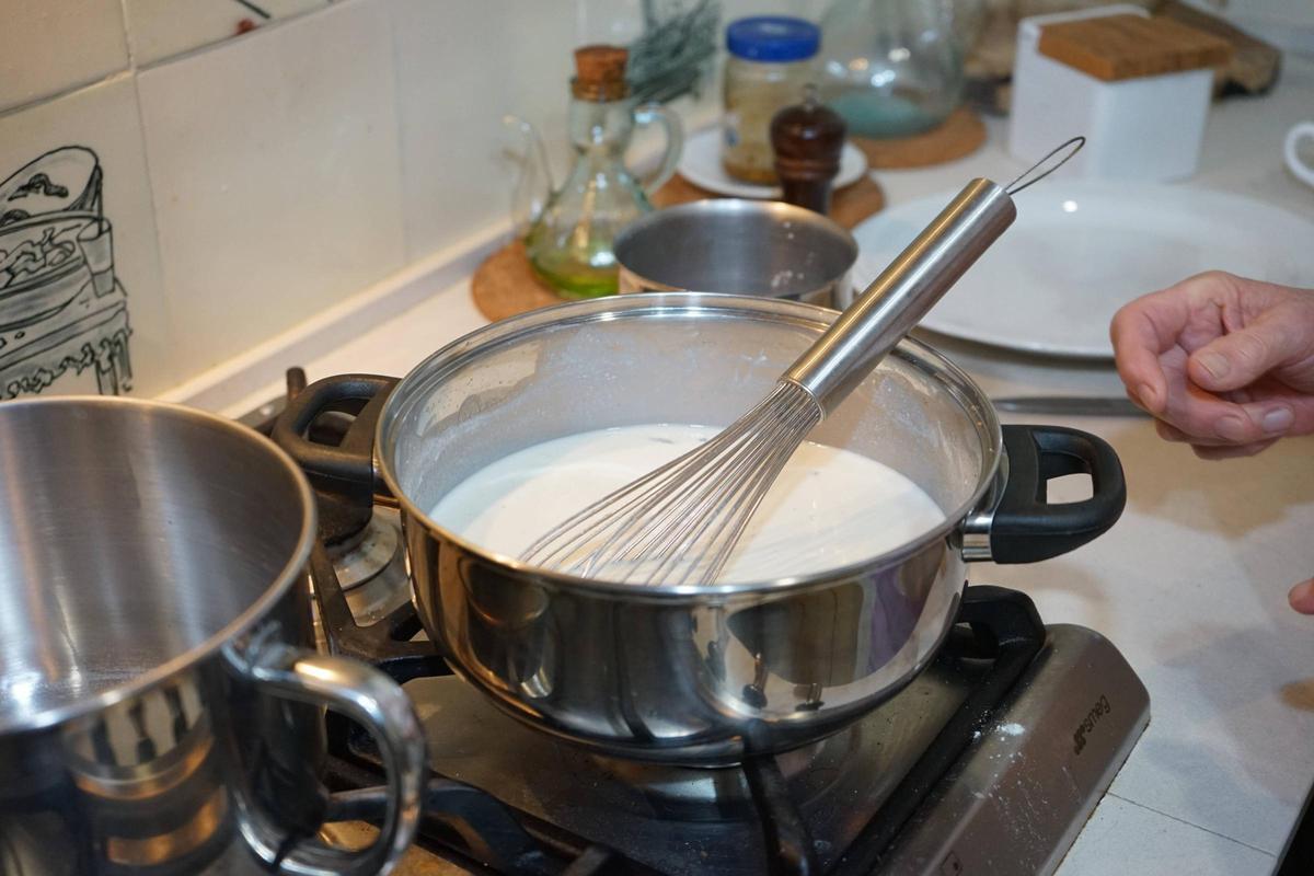 Les fotos de la recepta de canelons de les cuineres de Sils