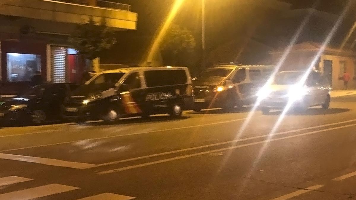 La Policía Nacional volvió este jueves a Travesía de Vigo