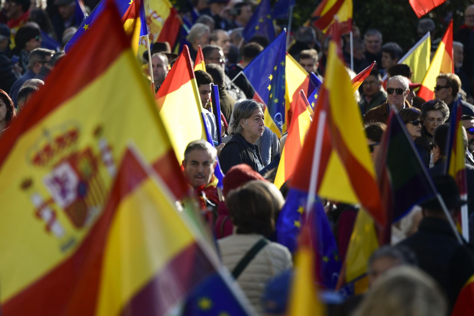 El PP convoca una concentración en Madrid contra la amnistía