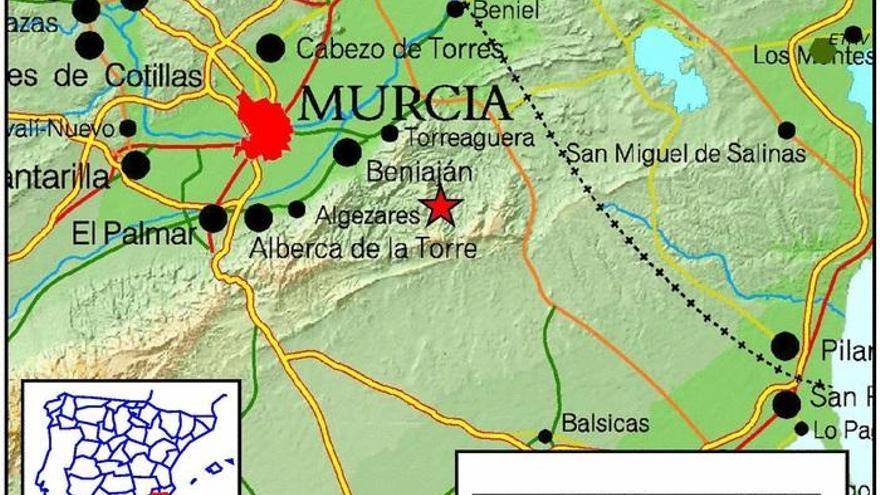 Un terremoto sacude Murcia de madrugada