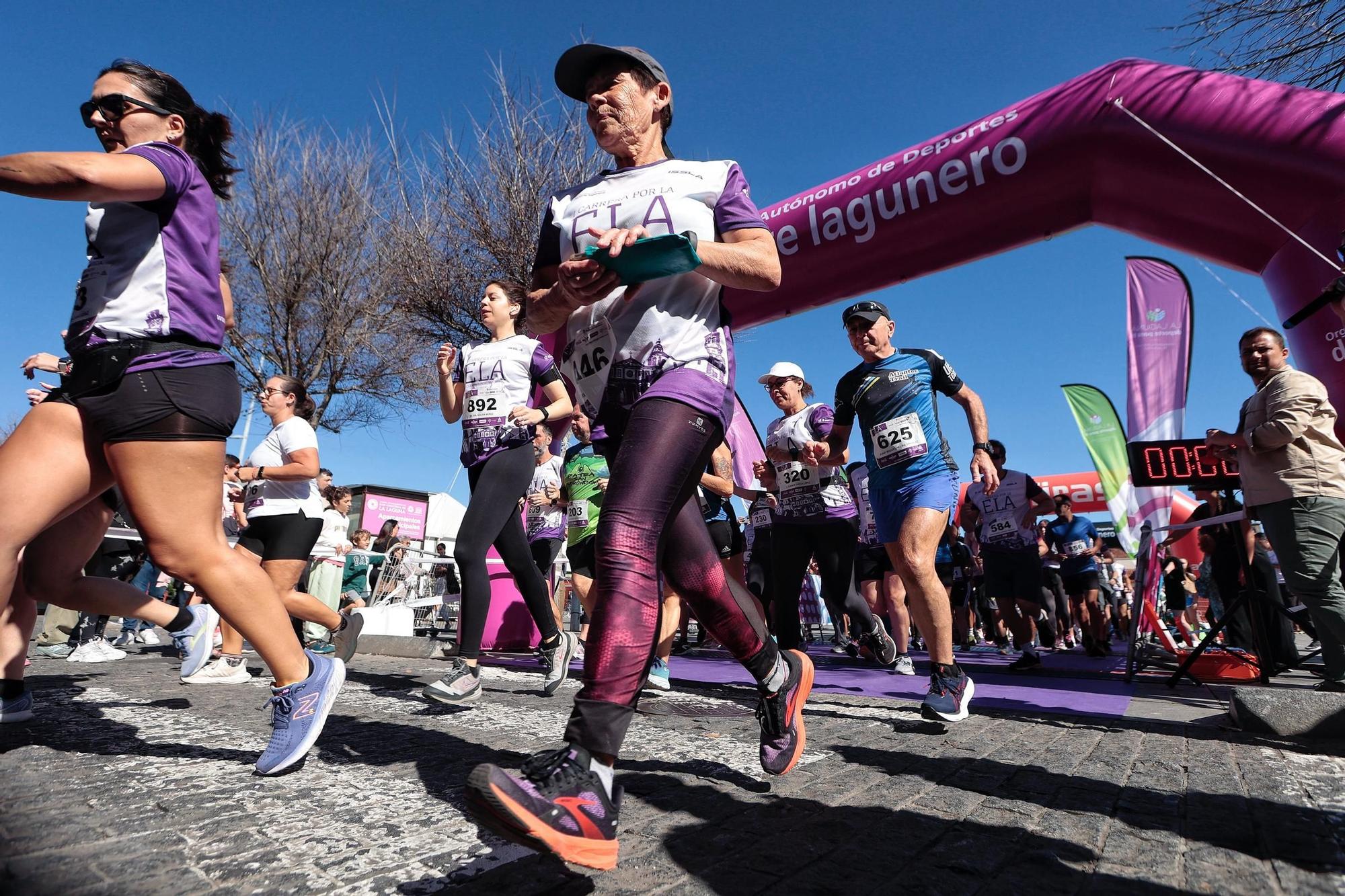 I Carrera por la ELA en La Laguna