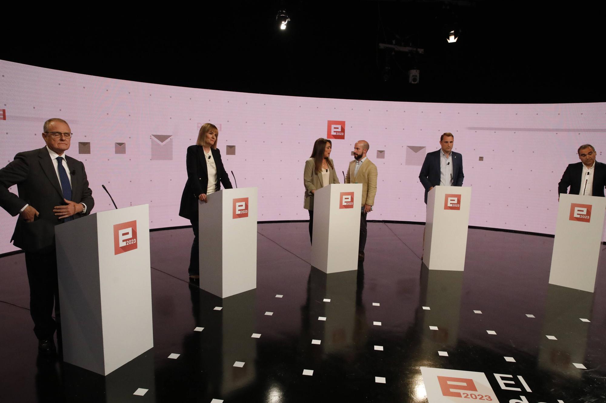En imágenes: Debate de los candidatos a la presidencia del Principado
