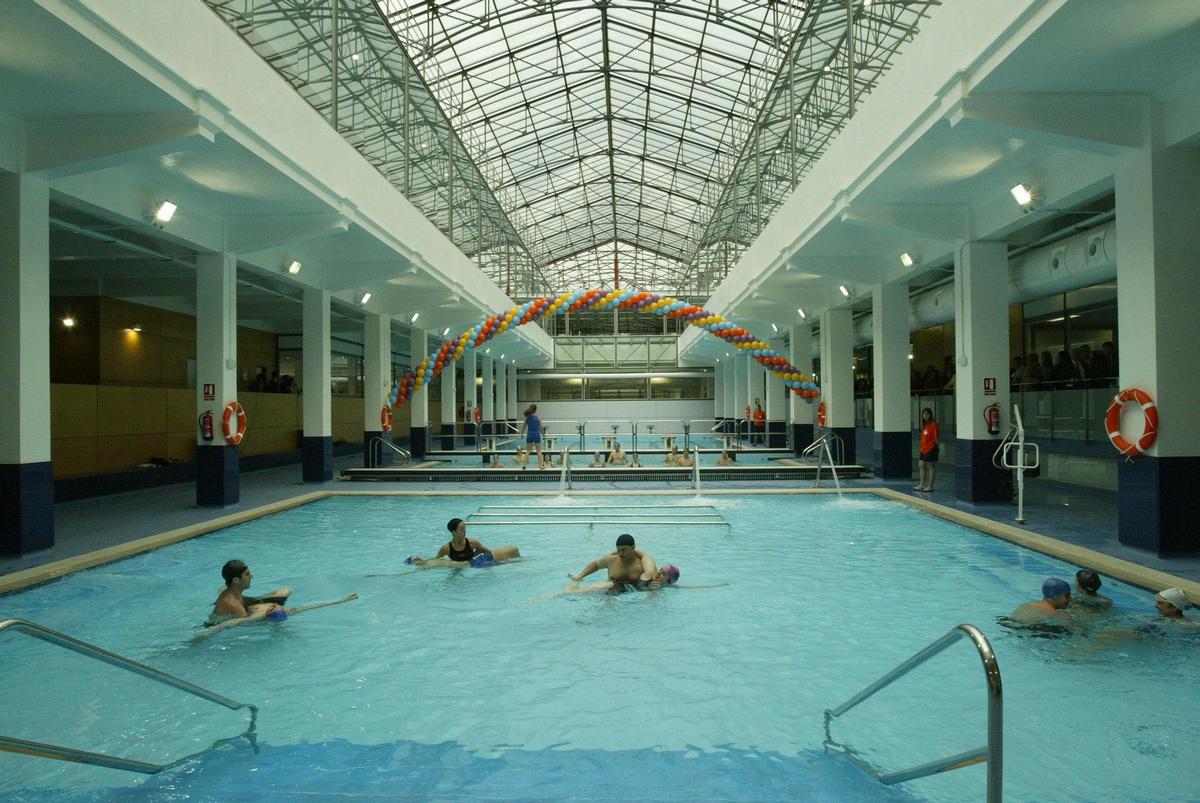 Piscina del recinte d'Abastos a València.