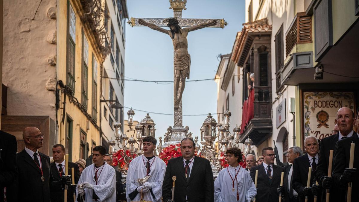 Una procesión del Cristo de La Laguna.