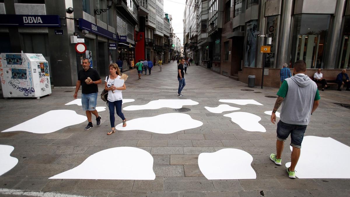 Instalación del primer &quot;paso de vaca&quot;