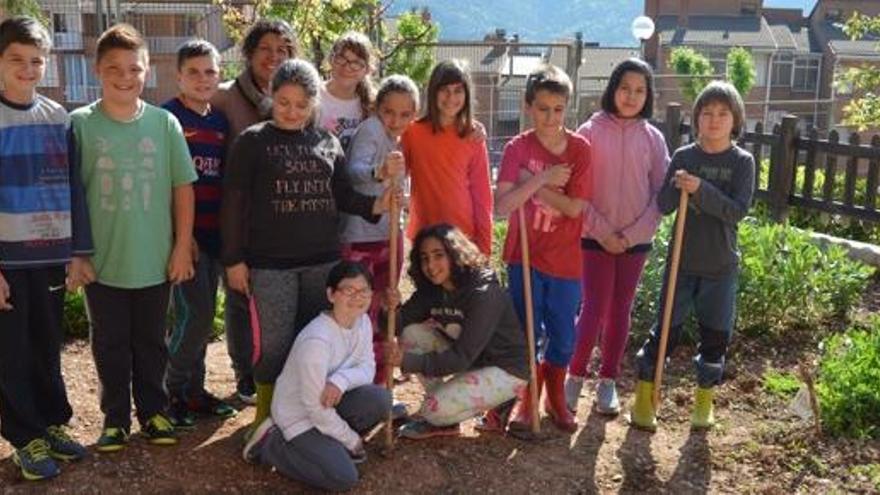 Alumnes de l&#039;escola de Sant Jordi