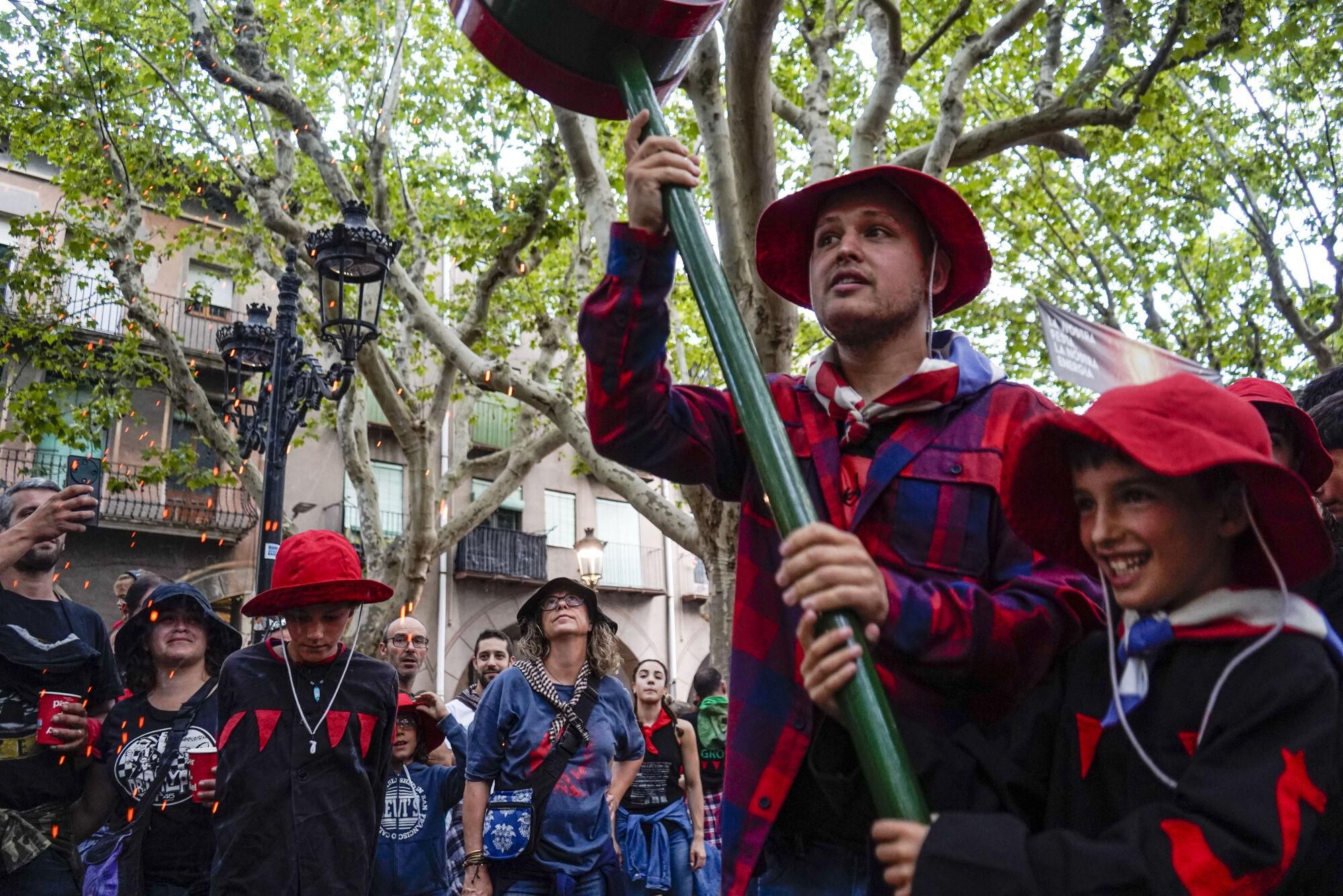 Passacarrers de Patum de dissabte