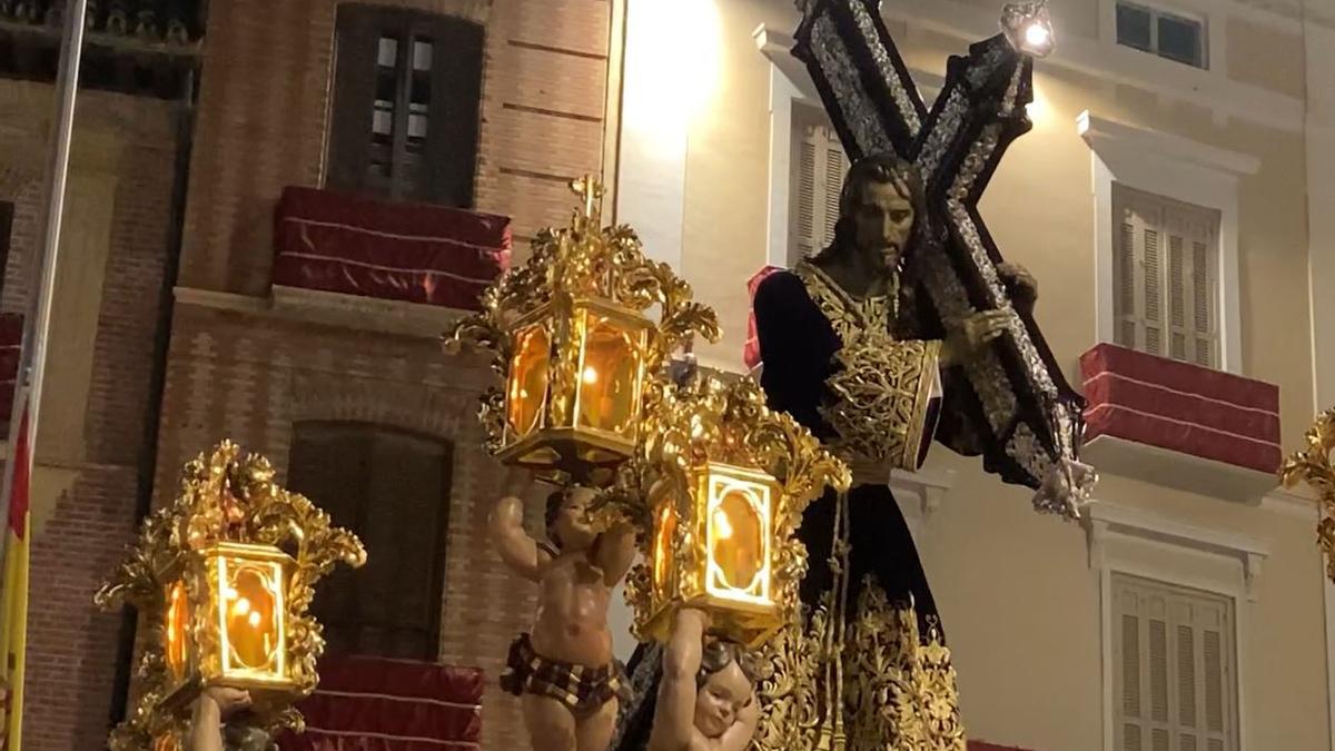 Bendición del Nazareno del Paso el Jueves Santo de 2024.