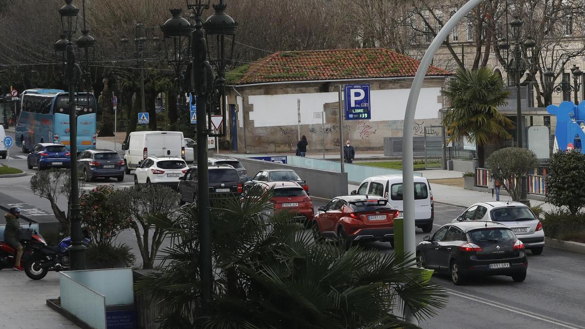 La zona de Beiramar se colapsa por el cierre del túnel