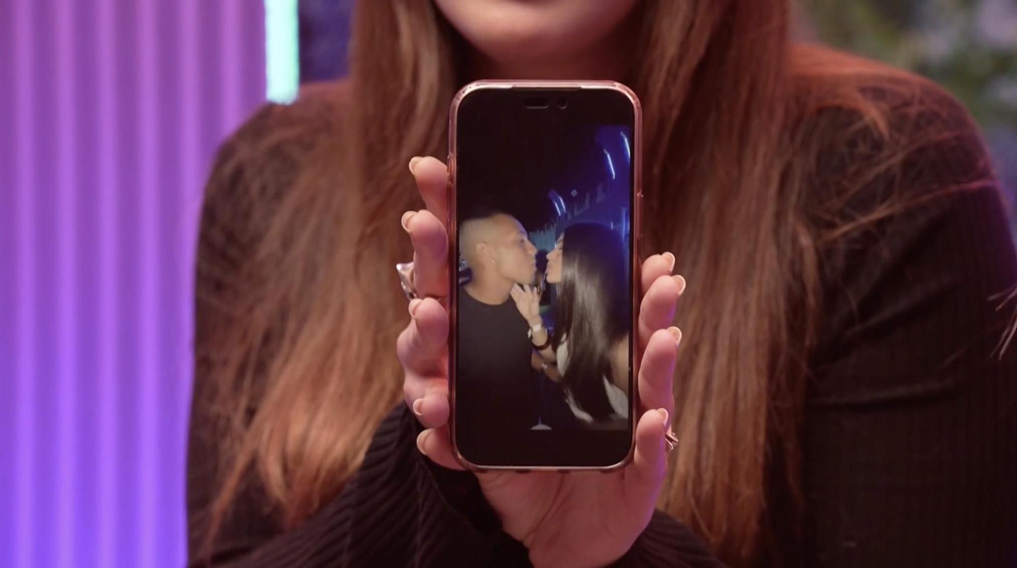 El vídeo del pico entre Gilbert y Helena