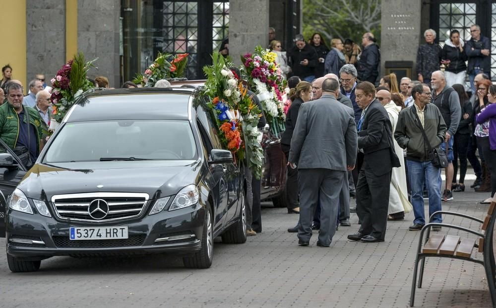 Homenaje de los moteros fallecidos en el accidente de Mogán