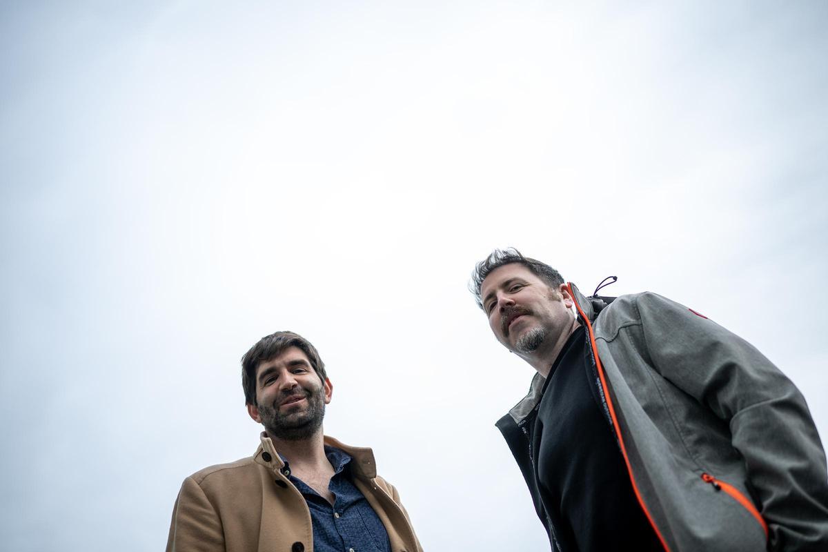 Maximiliam Stammnitz y David Duffy, en Barcelona la semana pasada.