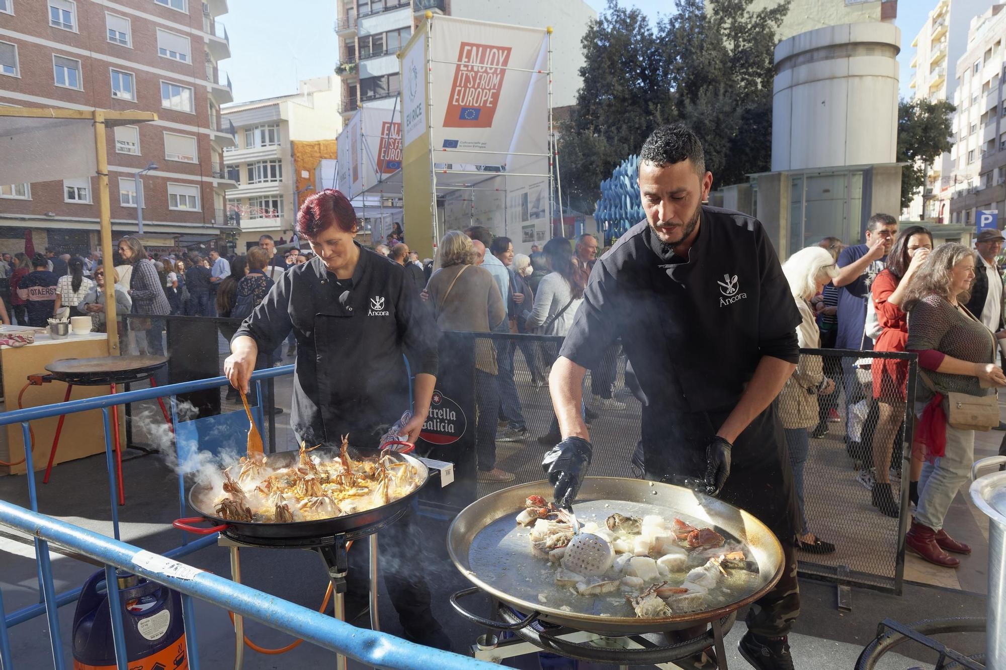 TastArròs, la fiesta del arroz, triunfa en Castelló