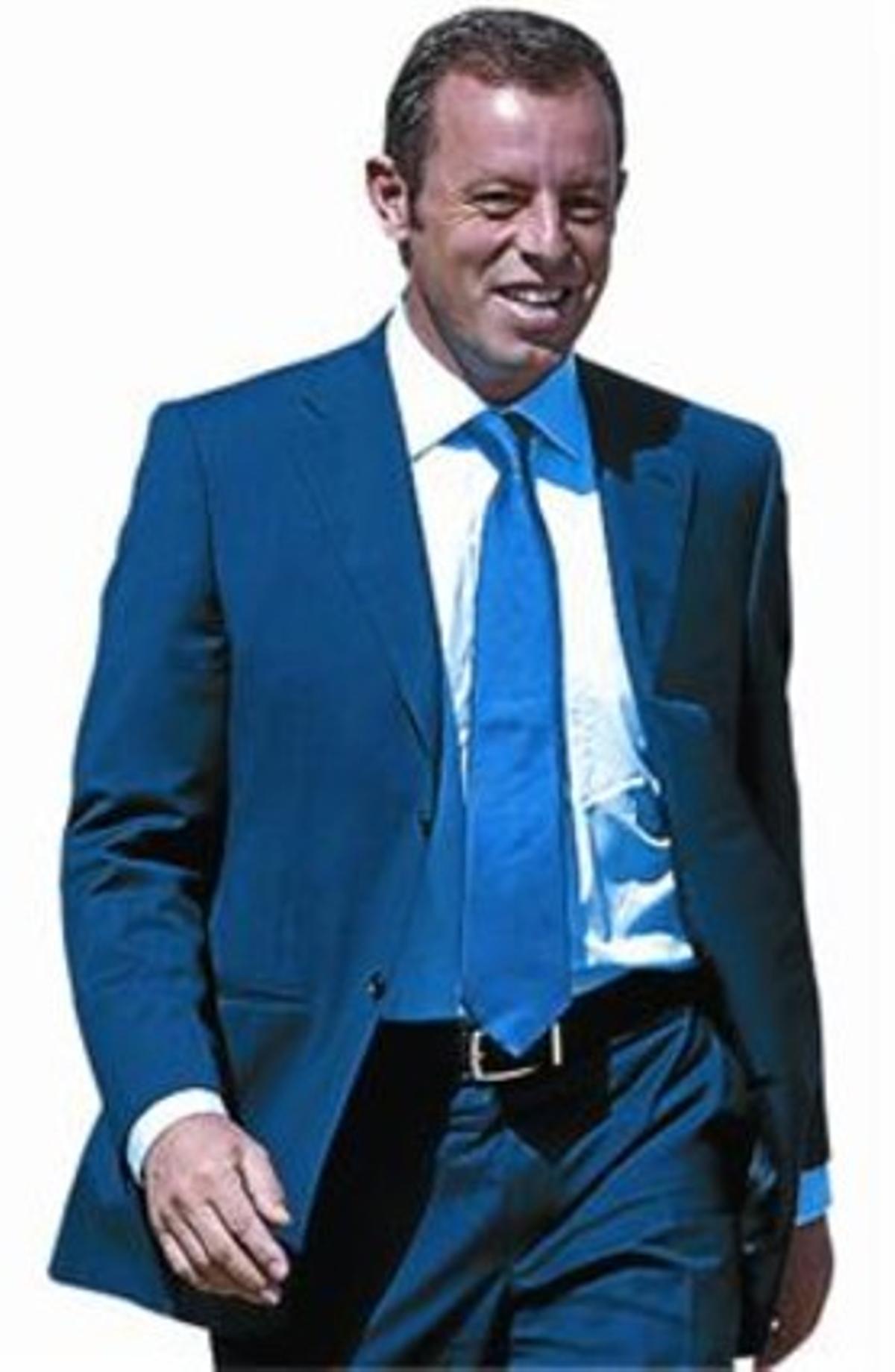 Rosell debutarà demà a la llotja del Camp Nou_MEDIA_1 Rosell debutarà demà a la llotja del Camp Nou_MEDIA_1