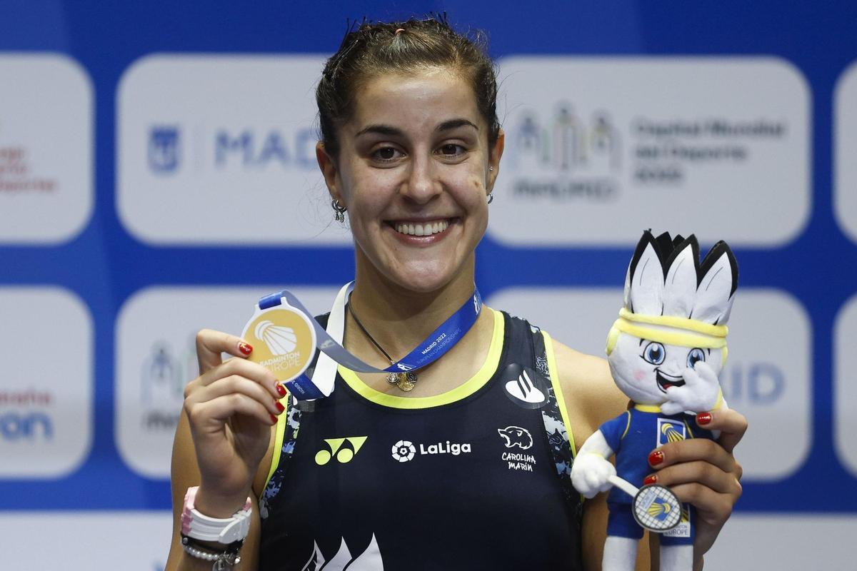 Carolina Marín gana su sexto Europeo consecutivo.