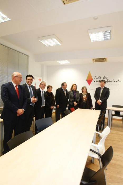 Inauguración del Aula de Emprendimiento de la UMU