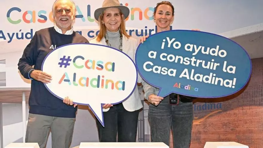 Elena muestra su faceta solidaria