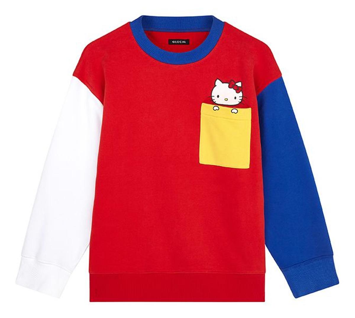 Sweater de bloques de colores de Asos x Hello Kitty