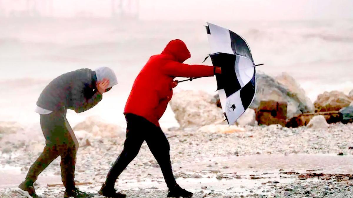 La borrasca Claudia pondrá en alerta a seis provincias andaluzas el jueves.