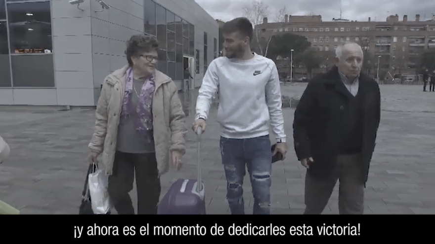 Portu, protagonista de la campaña a los abuelos